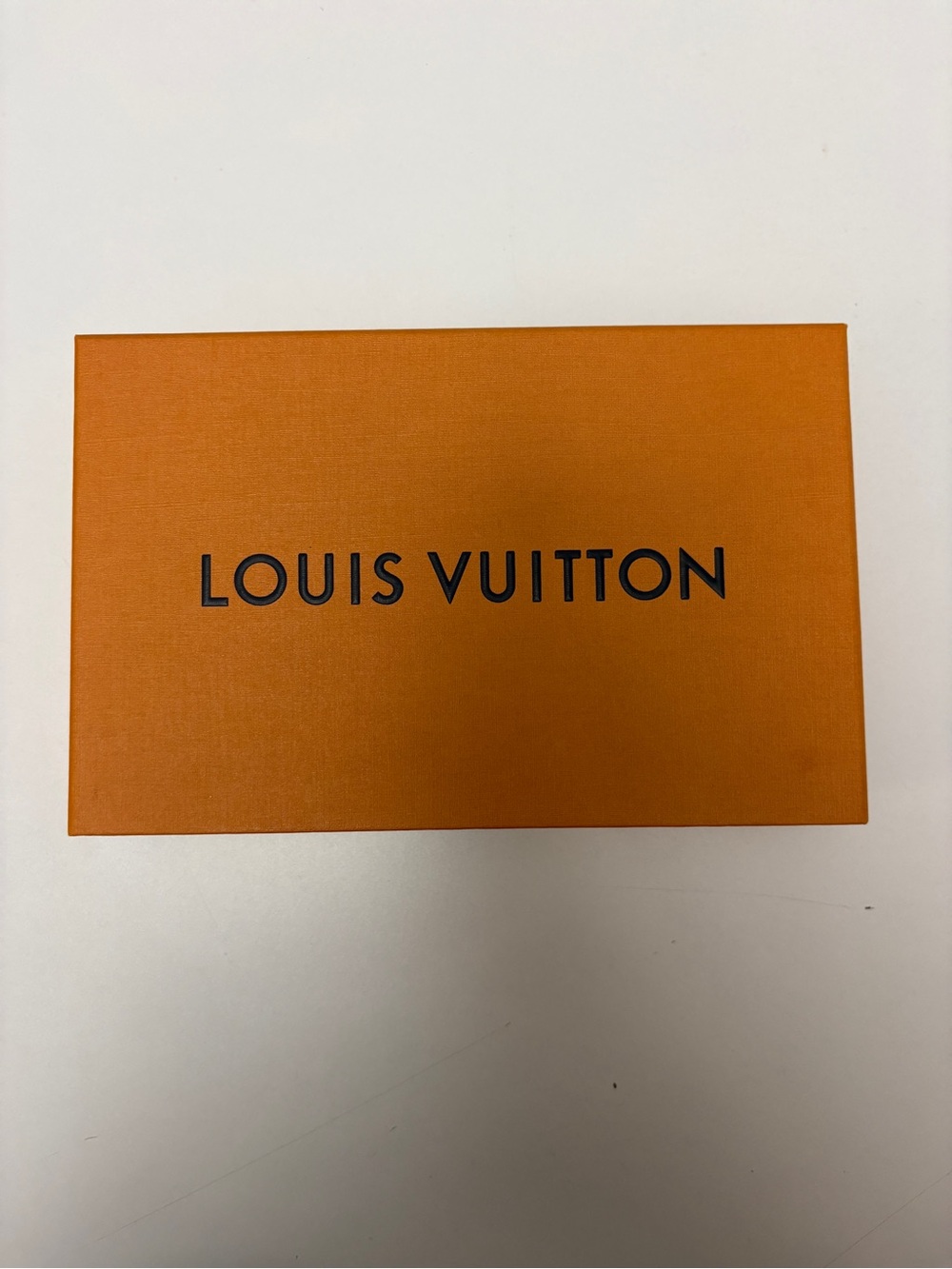Louis Vuitton Orange Box with Black Lettering - Storage Gift Box